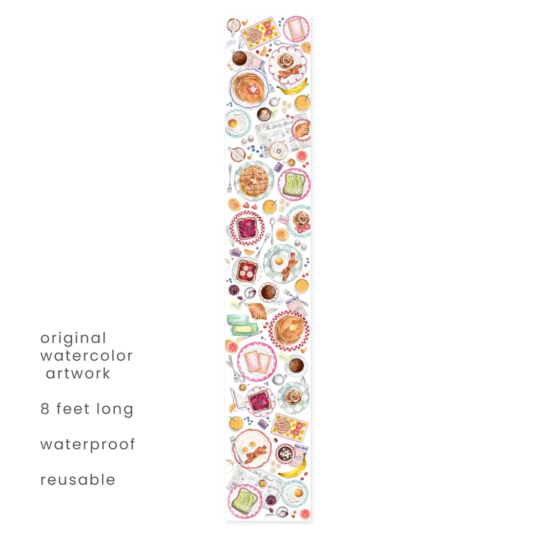 Breakfast At the Diner Brunch Table Runner