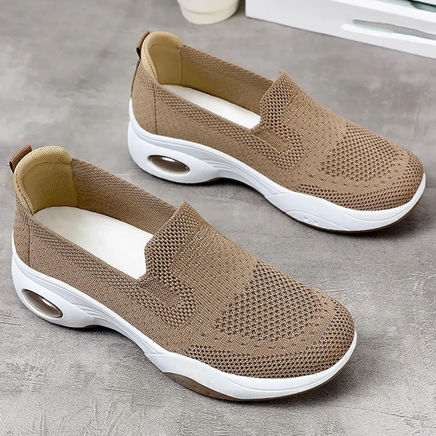 Cathalem Walking Shoes for Women, Women's Nursing Work Comfortable Ladies Air Cushion Athletic Shoes Running Jogging Shoes