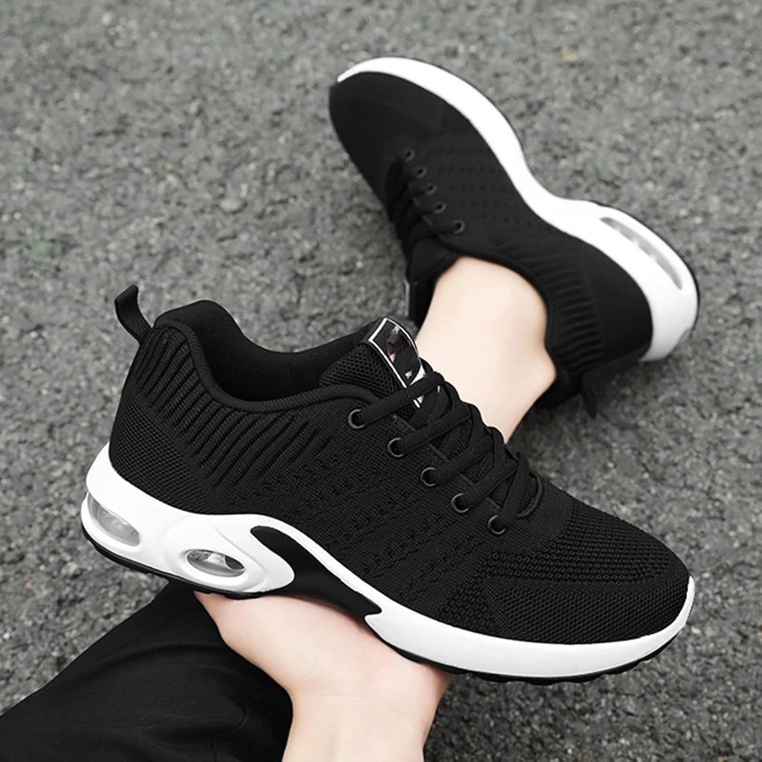 Cathalem Womens Orthopedic Sneakers Air Cushion Running Shoes Walking Shoes Mesh Gym Fashion Sneakers Athletic Comfortable
