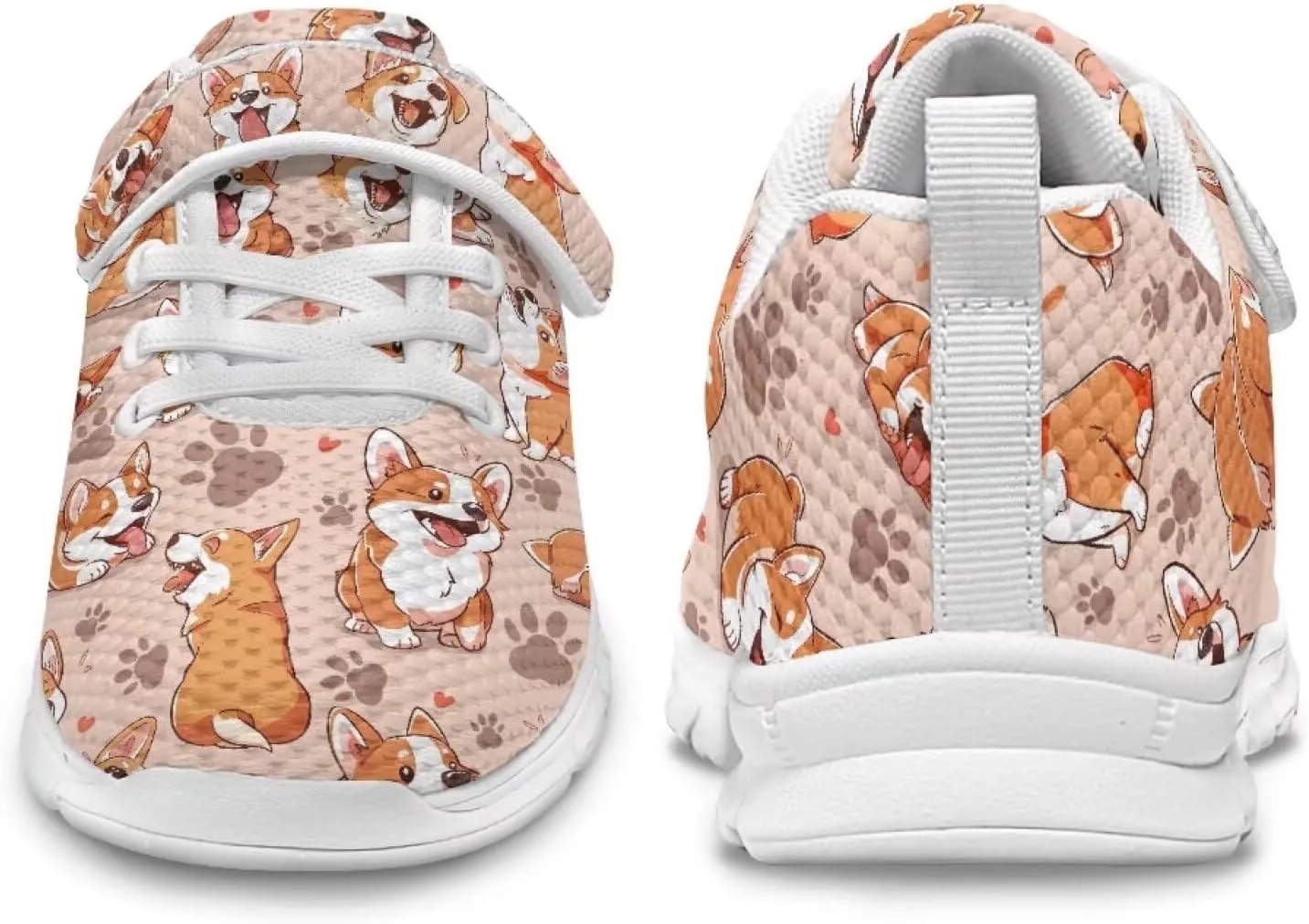 Girls Active Sneakers Boys Running Shoes Kids Slip On Trainers