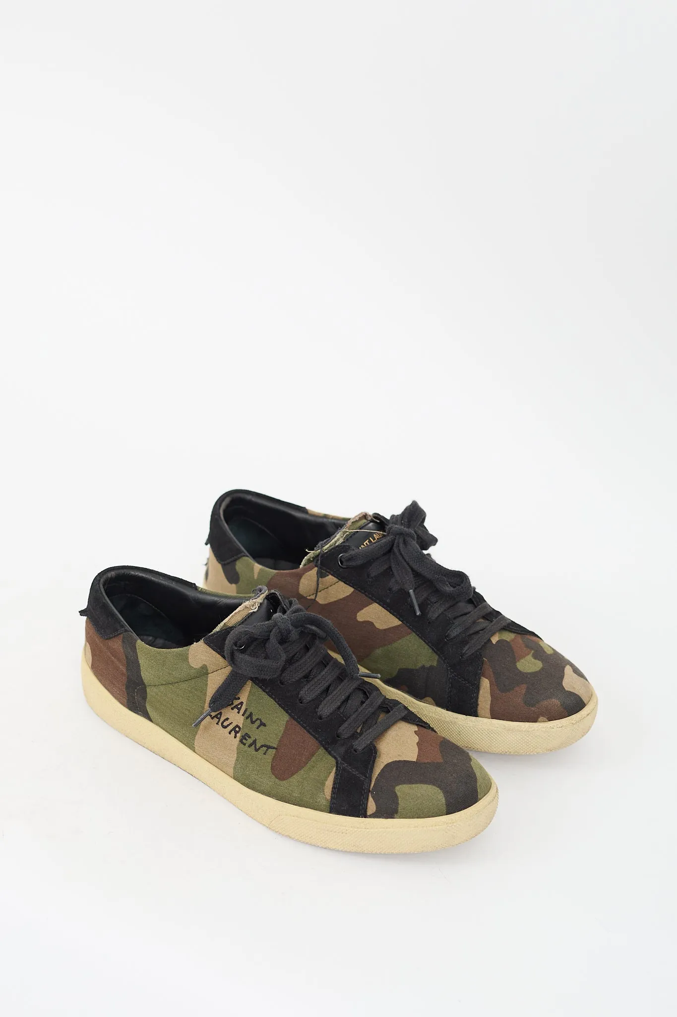 Green & Brown Camouflage Signa SL/06 Sneaker