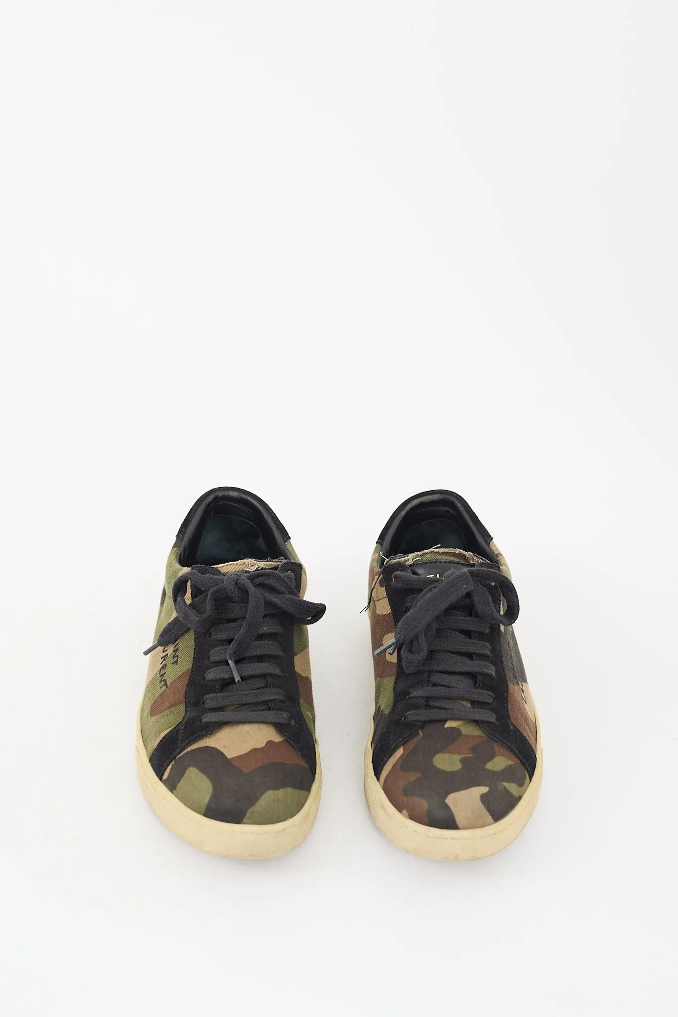 Green & Brown Camouflage Signa SL/06 Sneaker
