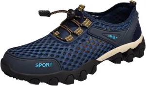 Men Hiking Shoes Outdoor Breathable Sneakers Travel Walking Shoes Casual Jogging Driving Shoes Running Shoes
