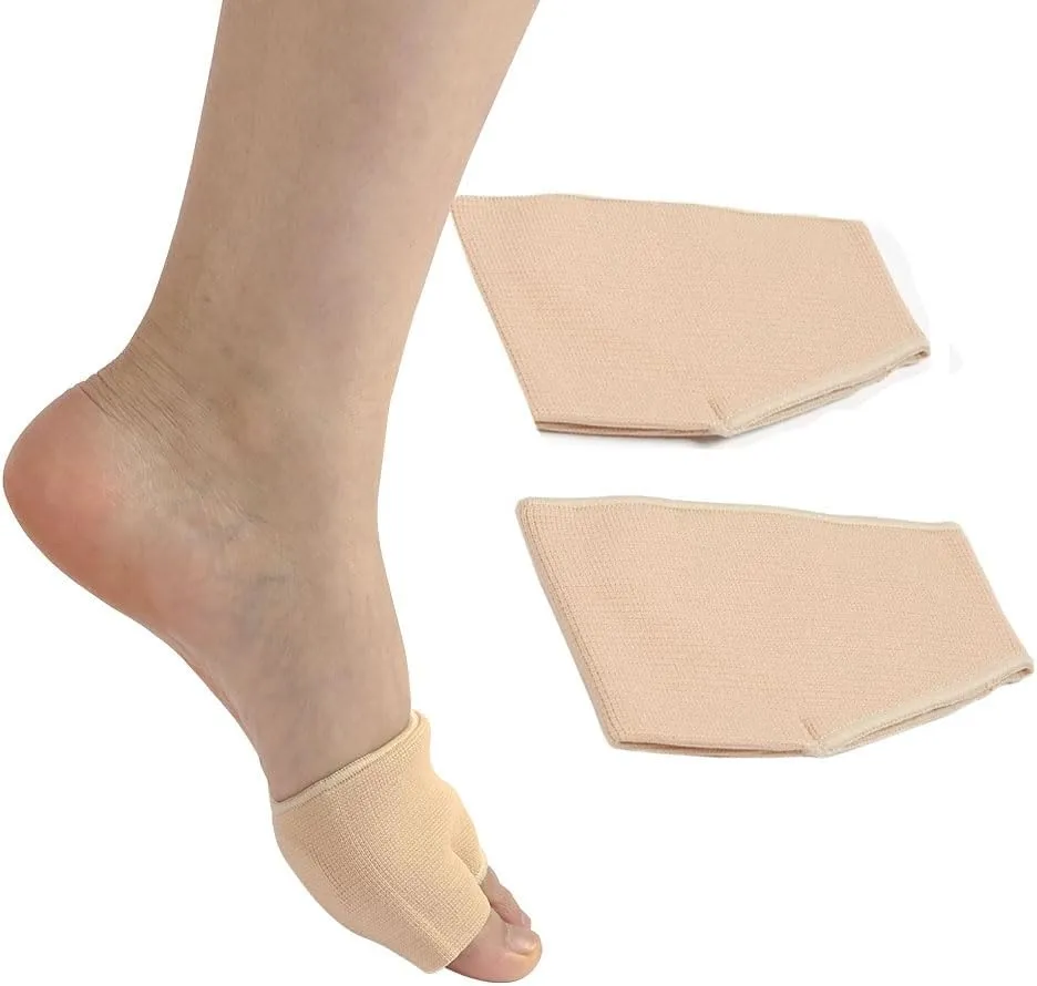 Metatarsal Pads for Men & Women - 4PC Gel-Infused Ball of Foot Cushions- Metatarsalgia Pain Relief Insoles -Forefoot Support for Running, Work Shoes, Plantar Fasciitis (S)