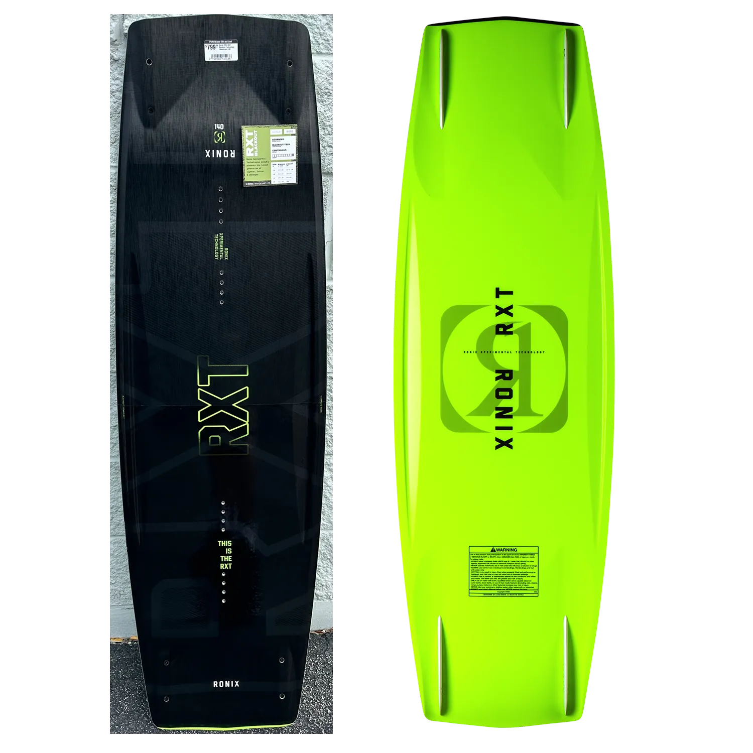 Ronix 2024 RXT Blackout Technology Wakeboard