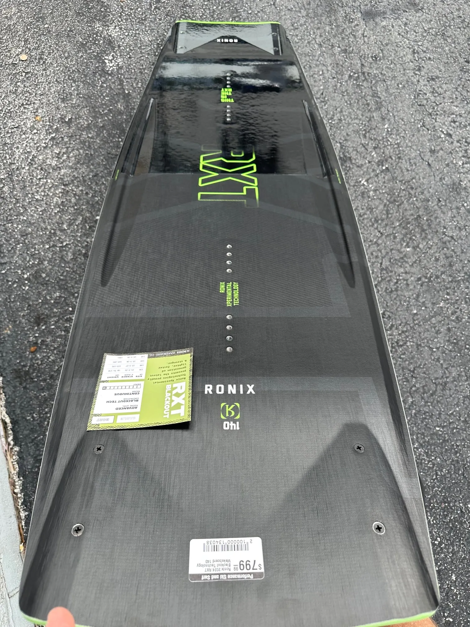 Ronix 2024 RXT Blackout Technology Wakeboard