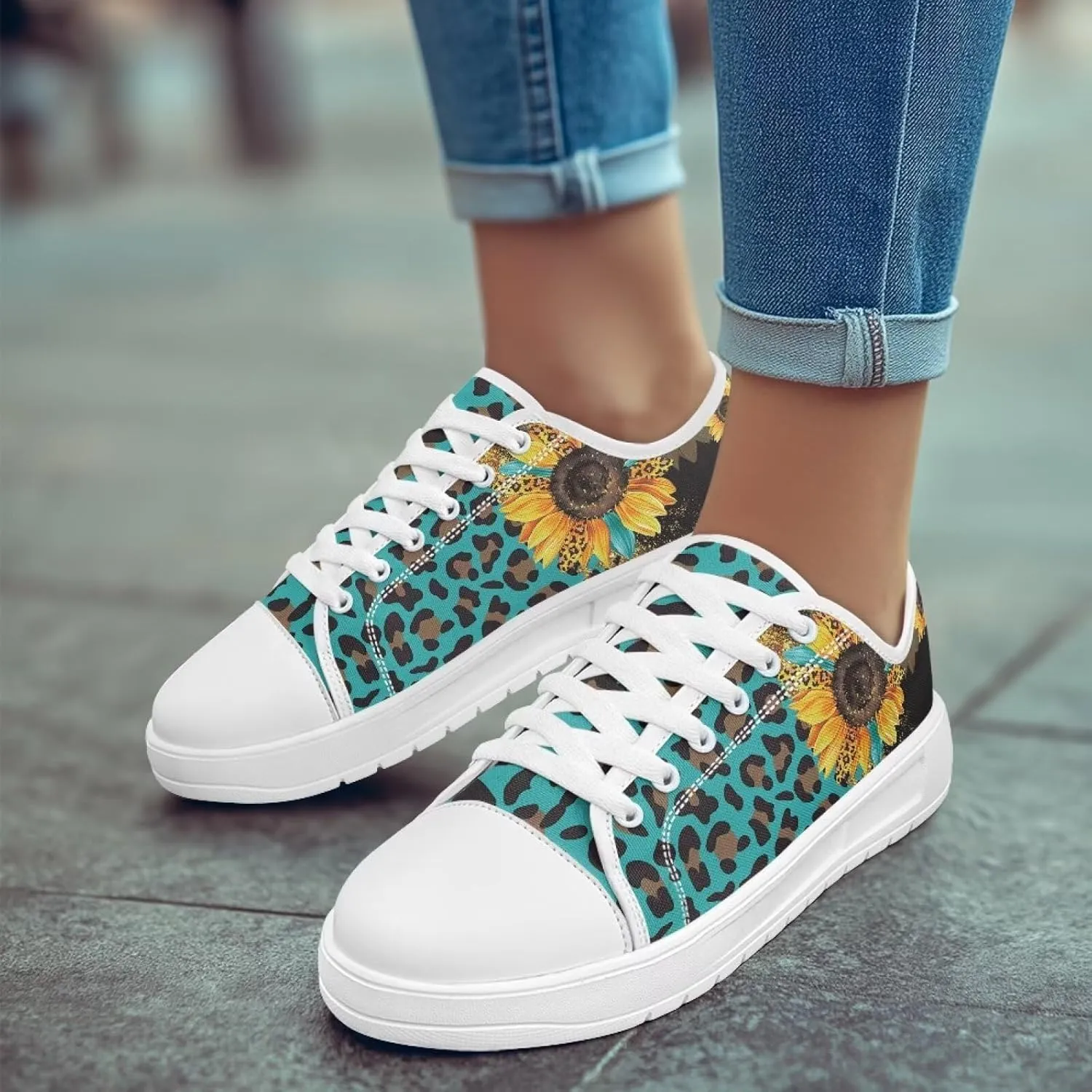 Summer Womens & Men Casual Sneakers Fashion Adult Canvas Shoes with Flag Pattern