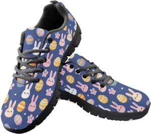 Womens Trainers Sports Running Shoes Lightweight Causal Tennis Shoe Non Slip Gym Workout Shoes Easter St. Patrick's Day Sneakers Black Sole Size 5-12