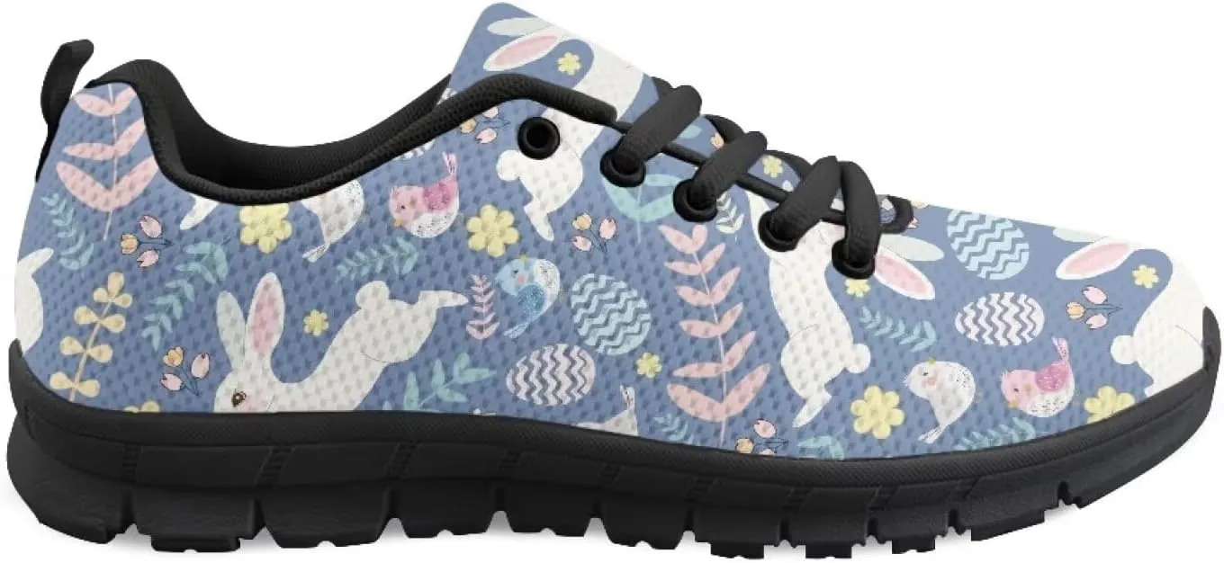 Womens Trainers Sports Running Shoes Lightweight Causal Tennis Shoe Non Slip Gym Workout Shoes Easter St. Patrick's Day Sneakers Black Sole Size 5-12