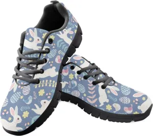 Womens Trainers Sports Running Shoes Lightweight Causal Tennis Shoe Non Slip Gym Workout Shoes Easter St. Patrick's Day Sneakers Black Sole Size 5-12